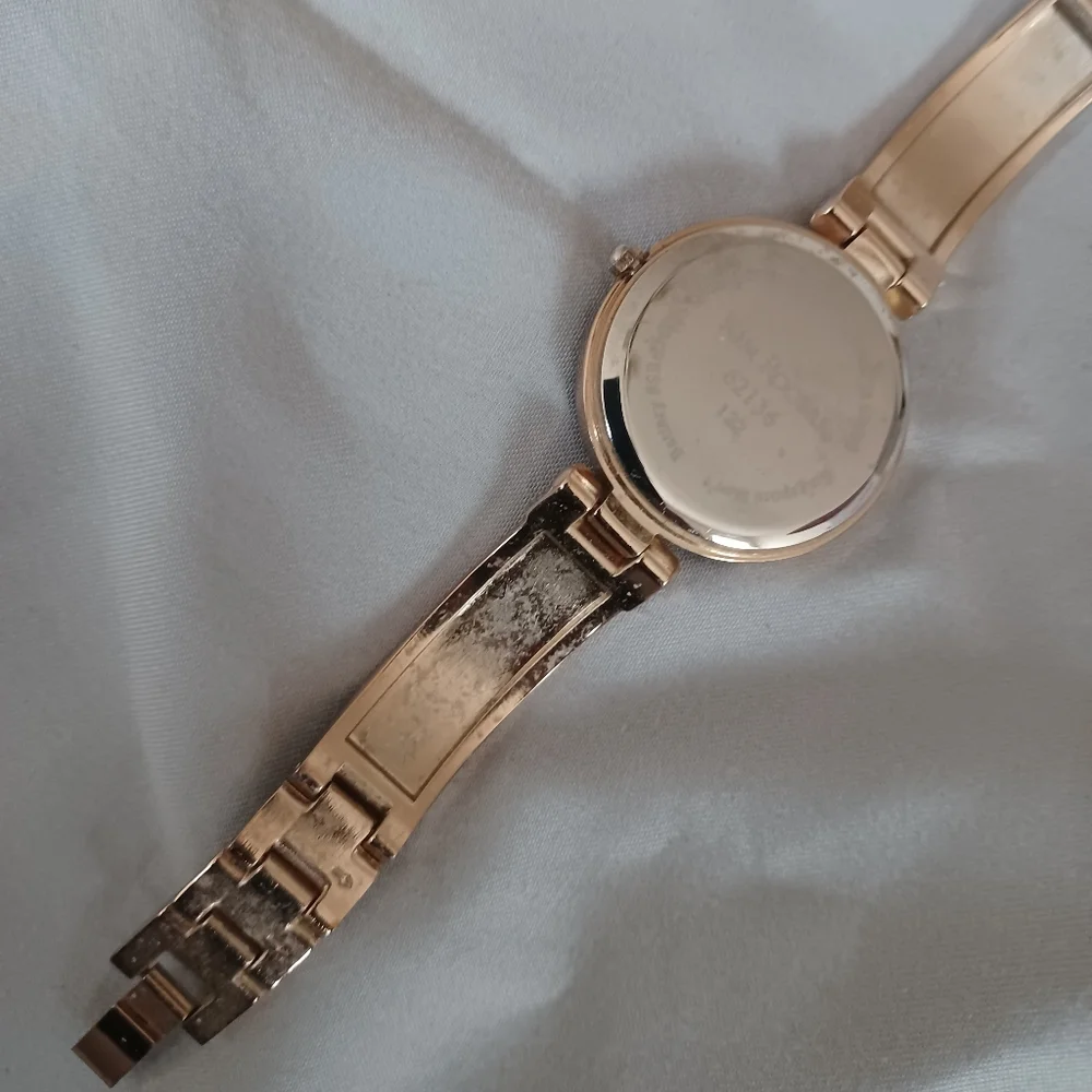 Kim Rogers black and gold bracelet watch timepiece love screw model 62136 - Picture 5 of 7